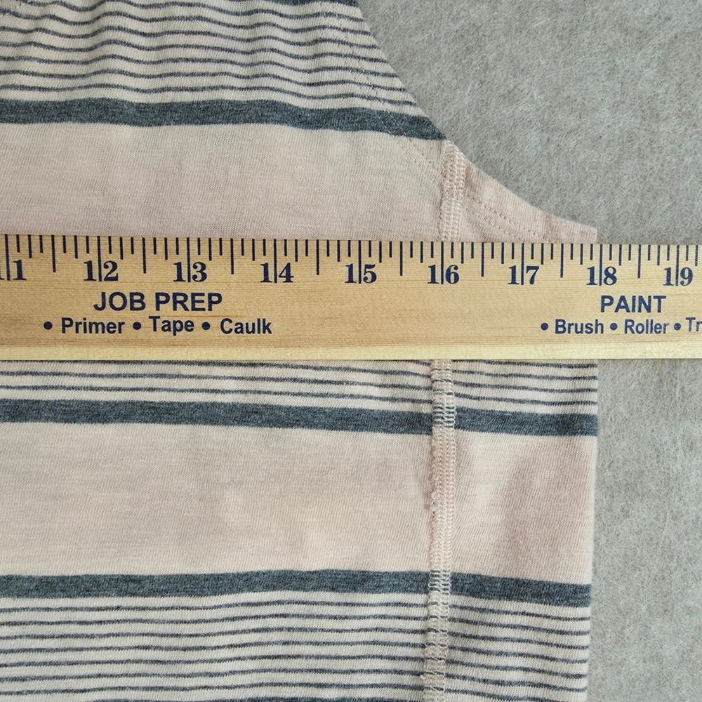 The North Face Sand Scape Tank Dress Sz L Pink Stripe Outdoor Hiking Pocket - Picture 9 of 13